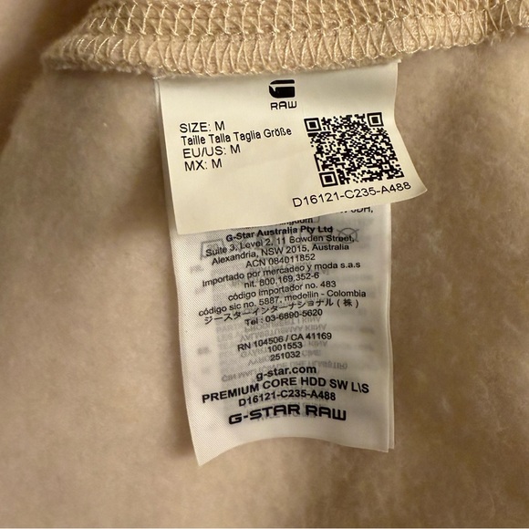 G-Star Raw Premium Core Long Sleeve Hoodie - Picture 5 of 5